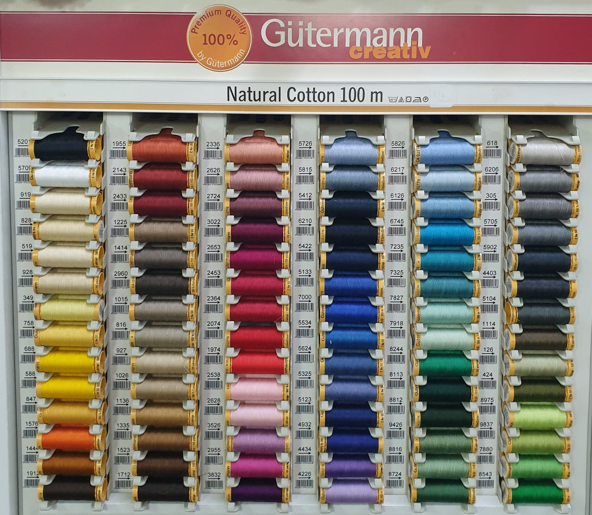 Gutermann Natural Cotton Thread - Black