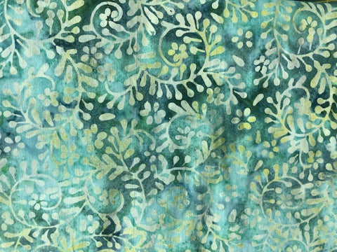 Aqua  - Aqua green and blue tones of foliage - Maywood studio Bali (sold in 25cm units)