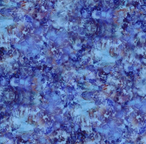 Fire & Ice - Ice Dye in Navy Blue (sold in 25cm units)