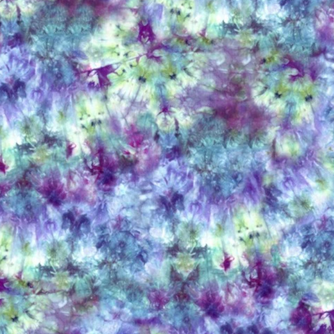 Fire & Ice - Ice Dye in Purple Multi (sold in 25cm units)