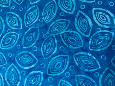 Blue - Leaves- Maywood studio Bali Collection (sold in 25cm units)