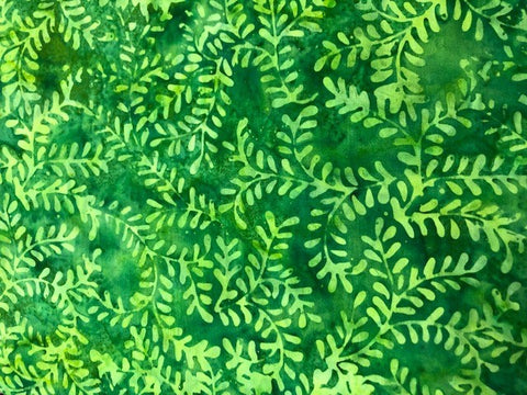 Green - Tone on tone foliage - Maywood studio Bali Collection (sold in 25cm units)