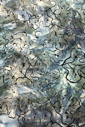 Grey - Tones of grey and touch of green and blue - Maywood studio Bali Collection (sold in 25cm units)