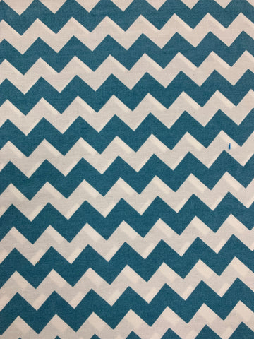 Blue and white zig zag (sold in 25cm units)