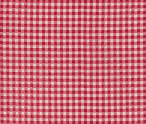 Dark pink Gingham - Beautiful basics (sold in 25cm units)