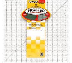 Olfa 12 ″ Square Frosted Acrylic Ruler (QR-9S)