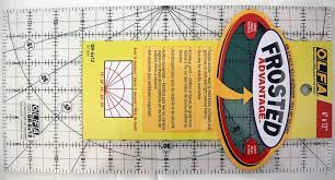 Olfa 6" X 12″  Frosted Acrylic Ruler