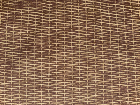 Basket weave - dark brown - Sold in 25cm units