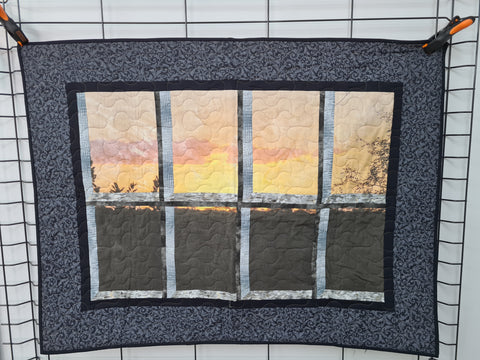 Attic Window, A Look At The Sunset