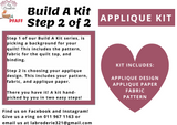 Build A Kit - Step 2 of 2 Applique Motif Hippo