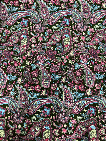 Paisley - pink and blue