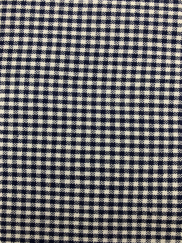 Navy and white checks (sold in 25cm units)