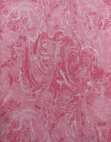 Pink tone on tone marble swirls