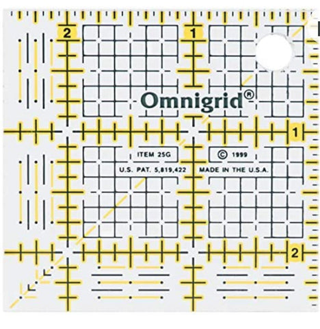 Ruler - 2,5" square - Omnigrid
