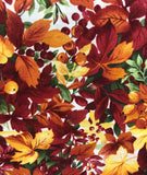 Falling Leaves - Autumn leaves Orange - Leaves and berry designs