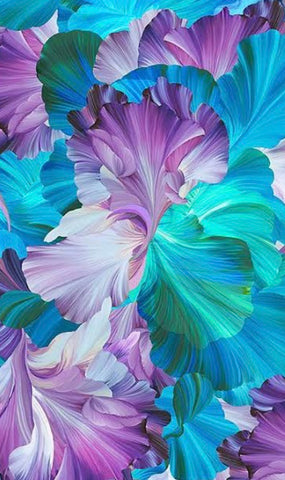 Floral fantasia - Painted Iris
