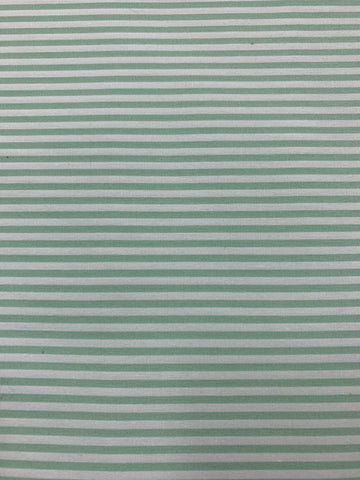 Soft mint green stripes