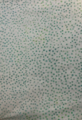 Neutral - White with dots of aqua - Maywood studio Bali Collection