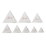 Sew Easy 8 Piece Mini Triangle Template Set